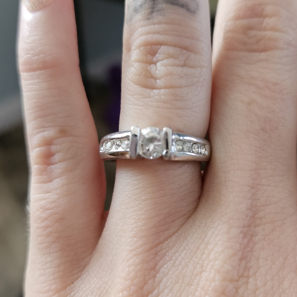 Faux Engagement Ring